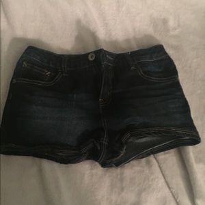 Dark Jean Shorts